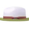 Bigalli_Hats_Orion_White&Green_1 Orion Braid