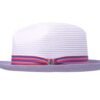 Bigalli_Hats_Orion_White&Lavander_1 Orion Braid