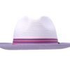 Bigalli_Hats_Orion_White&Lavander_2 Orion Braid