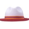 Bigalli_Hats_Orion_White&Red_2 Orion Braid
