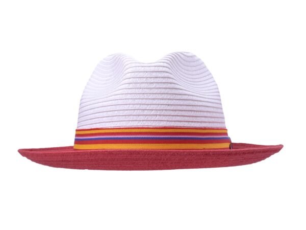 Bigalli_Hats_Orion_White&Red_2 Orion Braid