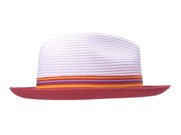 Bigalli_Hats_Orion_White&Red_3 Orion Braid